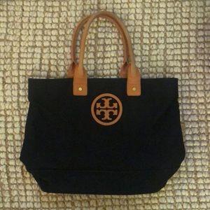 TORY BURCH BLACK TOTE BAG